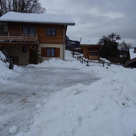 Chalet Neuf 6 Personnes Mont-Saxonnex Buitenkant foto